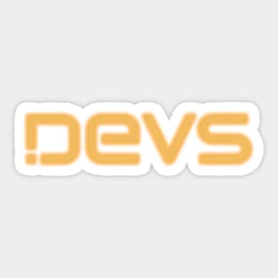 DEVS logo Sticker